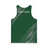 Chaleco deportivo transpirable Tie Dye verde