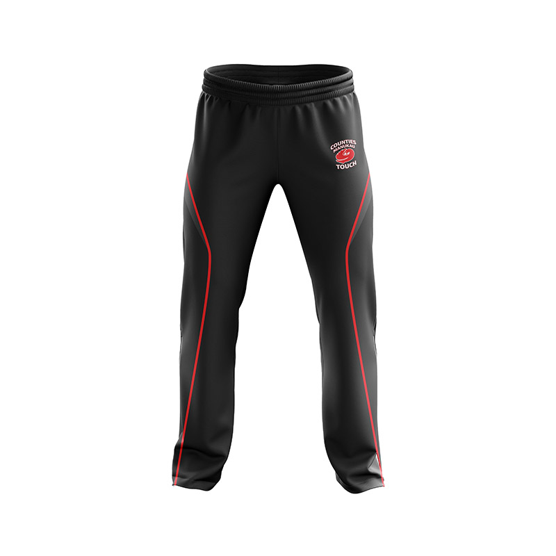 pantalones sueltos de rayas rojas pantalones negros pantalones de hombre