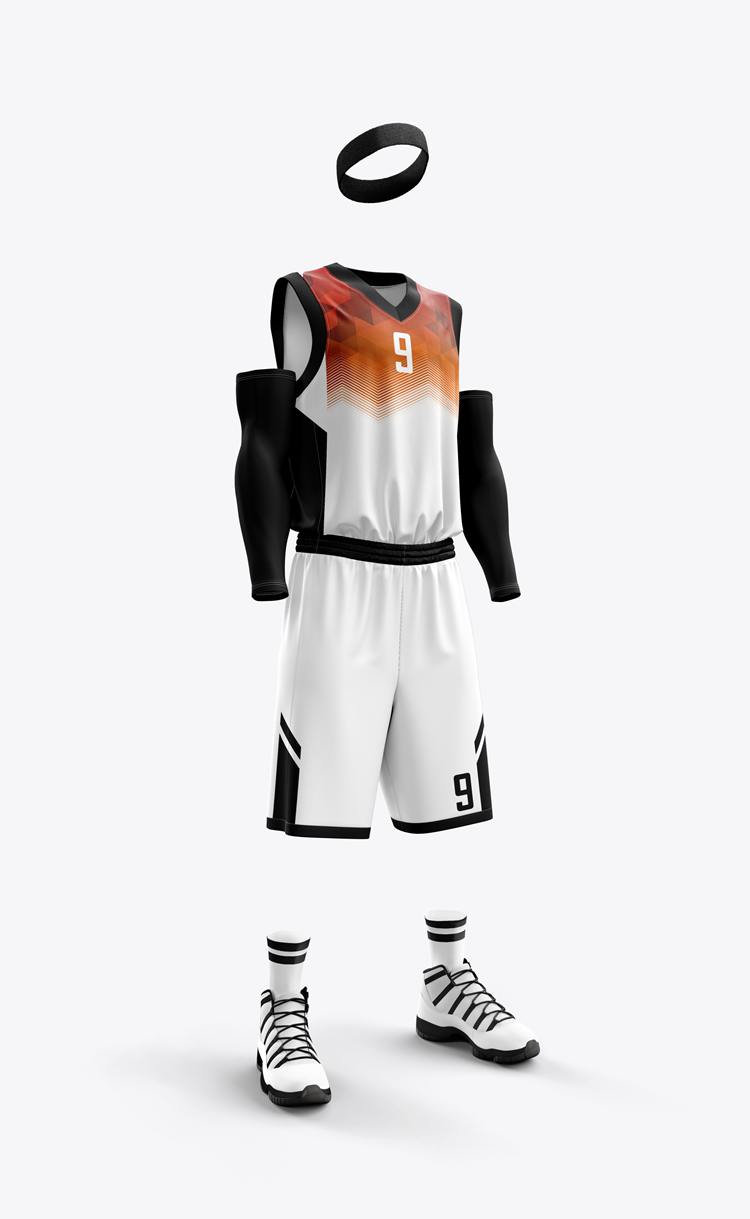 Impresión por sublimación conjuntos de camisetas de uniforme de baloncesto en blanco personalizados baratos