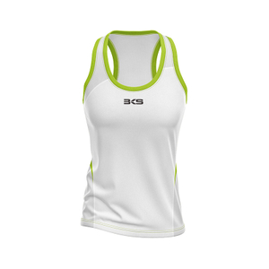 Camisa de correr casual transpirable blanca para mujer