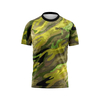 Manga corta deportiva de camuflaje para hombre