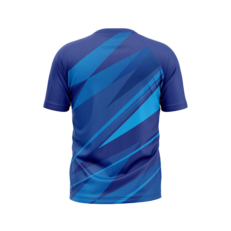 Manga corta deportiva azul Tie Dye