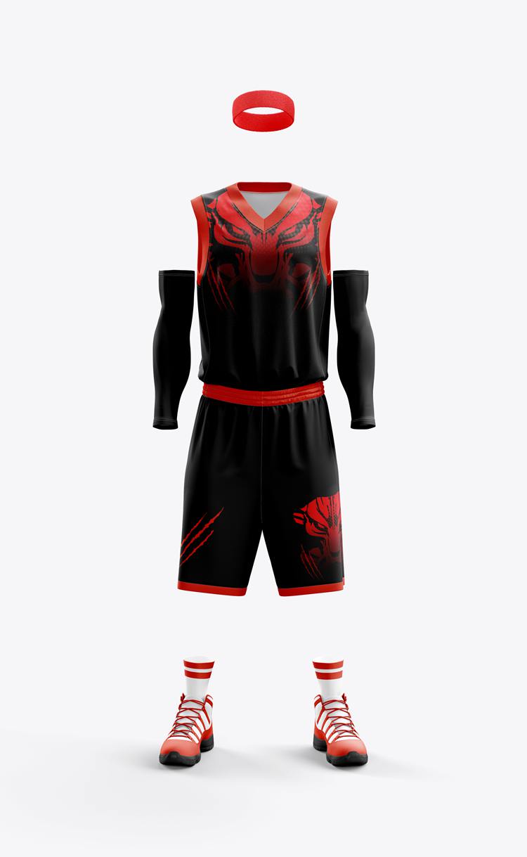 Traje de baloncesto de sublimación completo de Jersey personalizado con impresión por sublimación de último diseño