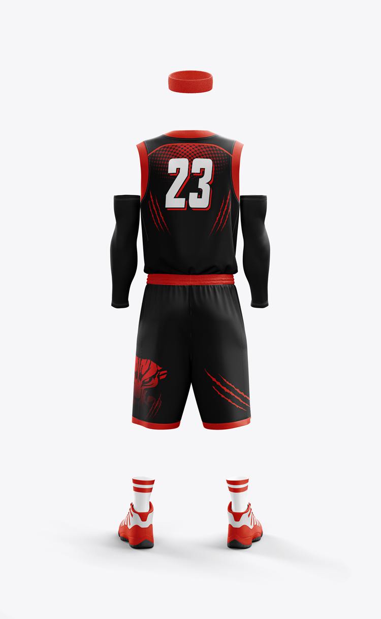 Traje de baloncesto de sublimación completo de Jersey personalizado con impresión por sublimación de último diseño