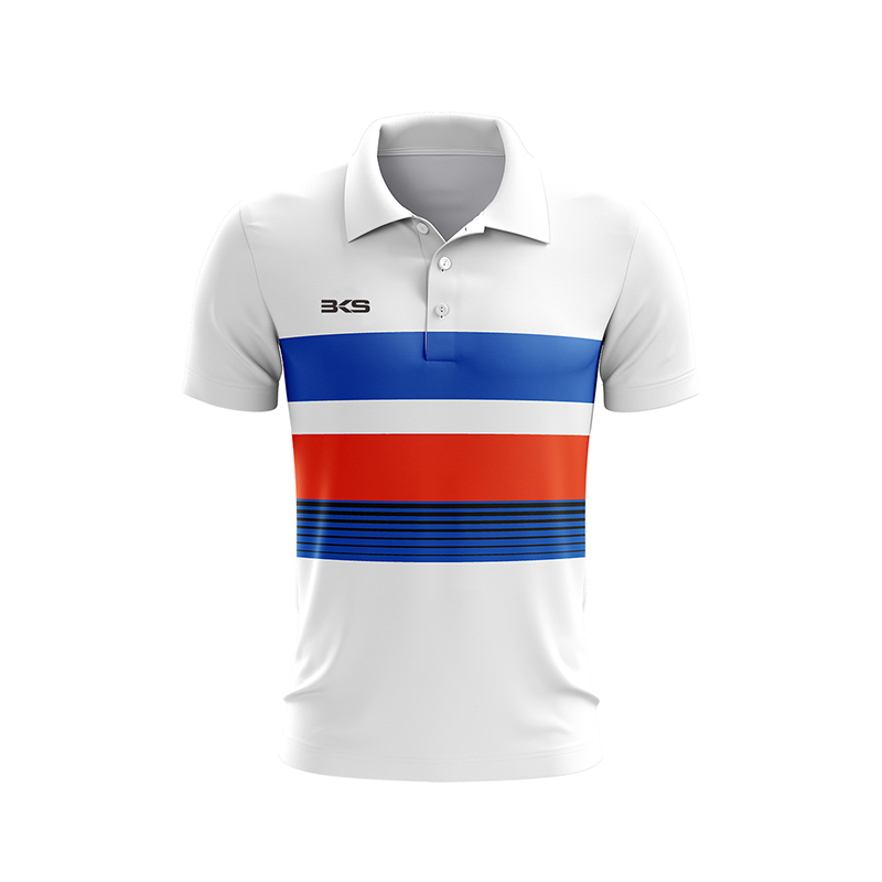 Polo de entrenamiento blanco para hombre