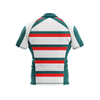 Jersey deportivo del equipo de rugby a rayas